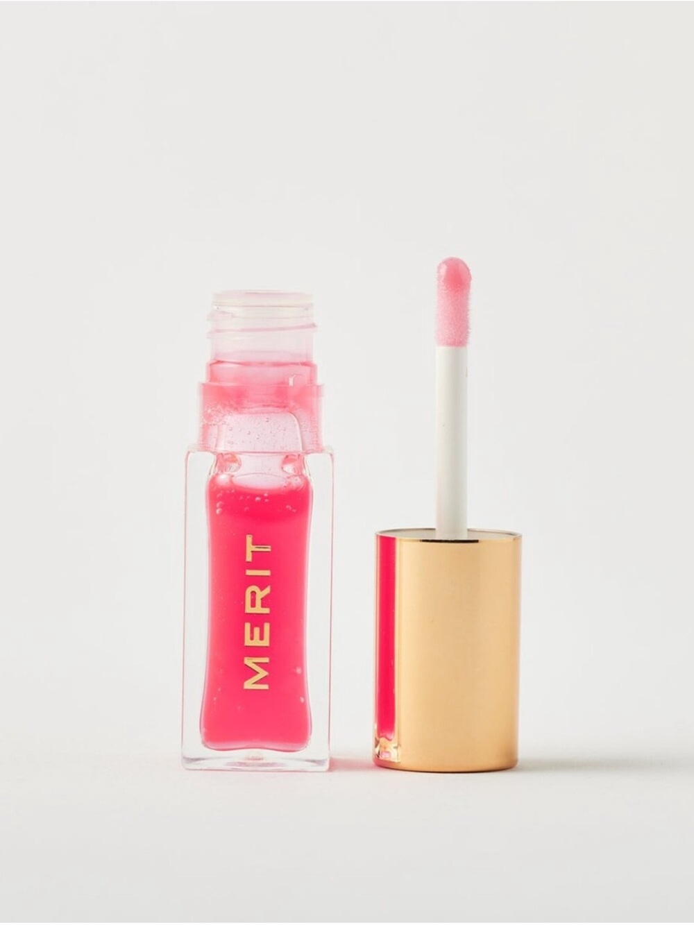 Merit Shade Stick Gelee Tinted Lip Oil In Les Deux MSRP $27